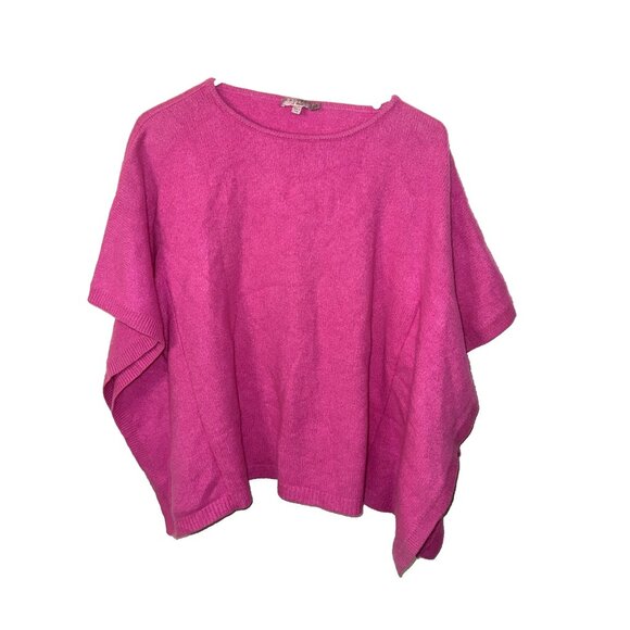 Calypso St. Barth Pink Cashmere Ponco Pullover Sweater Size 0 XS - Picture 1 of 6